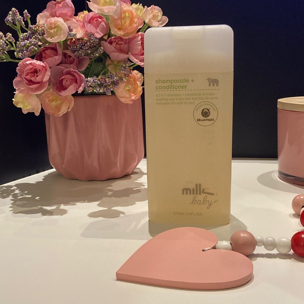 Milk & Co. Milk Baby Natural Shampoo and Conditioner, 12oz. Made in Australia